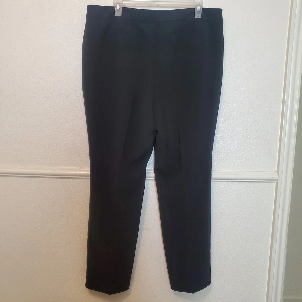 Talbots Petite Women's Black Dress Pants Size 16P Stretch Polyester Blend - Picture 11 of 15